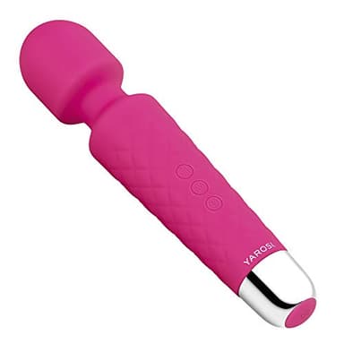 Massager por Yarosi - Mejor Calificación de regalo Viajes - Perfecto para los dolores musculares y Personal Deportes Recuperación - USB Mini Rosa