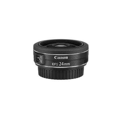 CANON Objectif EF-S 24mm f/2.8 STM Pancake, Negro