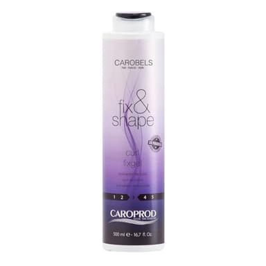 CAROPROD Fix & Shape – Gel Activador de Rizos, Secado al Aire sin Aclarado para Pelo Rizado u Ondulado, Rizos Ultra Definidos, Fijación Media, Activador Curly, Filtro UV, Sin Alcohol - 500ml