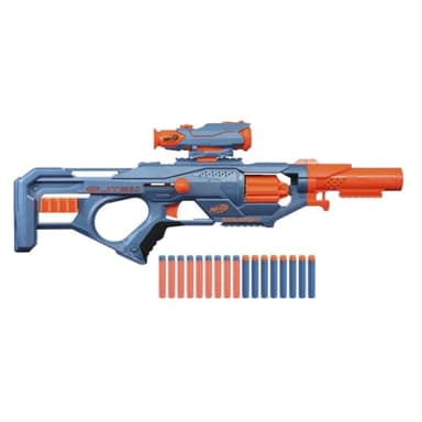 Hasbro Nerf Elite 2.0 Eaglepoint RD-8, Blaster de Juguete, 16 Dardos, Visor y Cañón Desmontables, Juegos de Exterior para Niños y Niñas de 8 Años o Más, Tambor Recargable