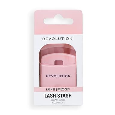 Revolution Lash Stash Compact Curler, Rizador de Pestañas Compacto, Levanta & Da Volumen Natural, Tamaño de Viaje