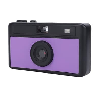 YUEHISY Cámara Retro, Cámara sin Espejo Estilo Película de 12 MP con Luz de Relleno, Pantalla a Color de 0,96 Pulgadas, con Visor Físico, Compacta para Viajes de Fotografía