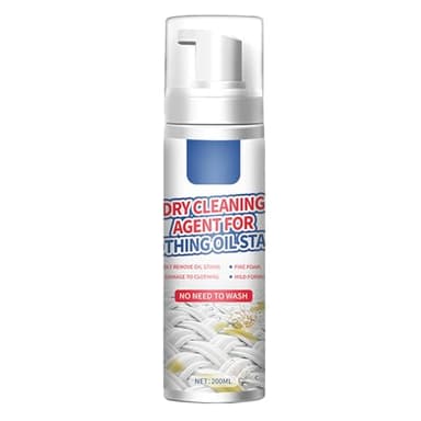 Spray para Limpieza En Seco de Ropa,Eliminador de Manchas de Aceite de Ropa,Quitamanchas para Telas,Spray Quitamanchas para Alfombras,Limpieza Multiusos para Tela,100ml