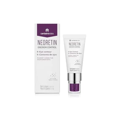 Cantabria Labs Cantabria Neoretin Discrom Control K-Contorno De Ojos Despigmentante 15 ML - Antiojeras despigmentante, descongestionante, anti-polución, 15 ML