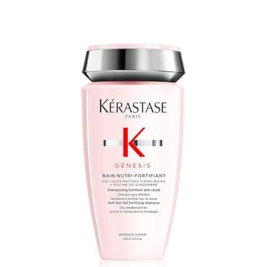 Kérastase Genesis, Champú Fortificante, Anticaída y Anti Rotura, Para Pelo Débil y Seco, Bain Nutri-Fortifiant, 250 ml
