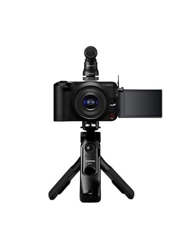 Canon EOS R50 V Kit para Creadores de Contenido - Cámara de Vlogging Compatible con Objetivos Canon RF | Ideal para Vlogs, Viajes | Conexión Bluetooth
