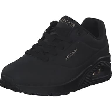 Skechers Uno, Zapatillas Mujer, Negro, 38 EU