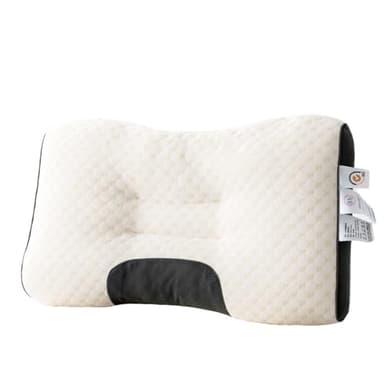 DECODEKO Almohada Cervicales y Cuello - Almohada Ergonómica para Masaje de Ayuda para Dormir, Adecuada para Todas Las Posturas de Sueño 65×43cm