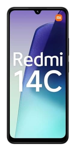 Xiaomi Redmi 14C - Smartphone de 8+256GB, Pantalla de 6.88” 120Hz LCD HD+, MediaTek Helio G81 Ultra, cámara Dual con IA de 50MP, 5160mAh, NFC, Negro (Versión ES)