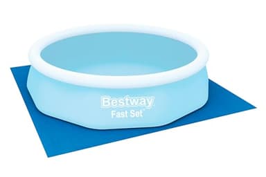 BESTWAY Tapiz Protector de Suelo 335x335 cm para Piscinas Desmontables Azul