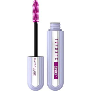 Maybelline New York The Falsies Surreal, Máscara de pestañas efecto extensiones, Longitud & Volumen, Duración 24H, Negro, 10 ml