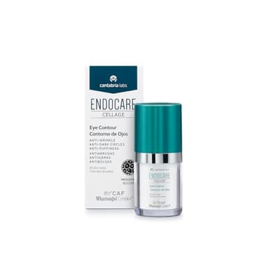 Cantabria Labs Endocare Cellage Contorno de Ojos - Crema Antiarrugas, Antiojeras, Antibolsas, Nutritiva, Redensificante y Drenante, Disminuye las Ojeras Oscuras, 15ml