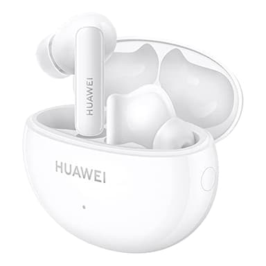 HUAWEI FreeBuds 5i Auriculares Inalámbricos, iOS,Android y Windows, Bluetooth 5.2, Control Deslizar, Hi-Res Audio, 3 Modos ANC, 28 Horas de Batería, IP54, Doble Conexión, Blanco