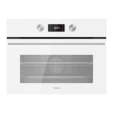 Teka HLC 8400 - Horno Compacto Multifunción de 45 cm, Urban Colors Edition, Sistema de Limpieza HydroClean PRO, 9 Funciones de Cocinado, Color Cristal Blanco