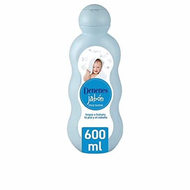 Denenes Original - Gel Champú con Karité y Petit Grain, Suavidad e Hidratación para Piel y Cabello, con 93% de Ingredientes de Origen Natural - 600 ml