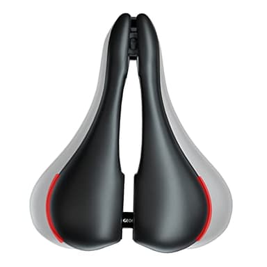 HUGEOAKS Sillin Bicicleta, Ancho Ajustable, Sillin Bicicleta Comodo, Sillin Antiprostatico, Sillin Bicicleta Adecuado para MTB, Bicicleta de Carretera, Bicicleta de Ciudad (1 Pack)