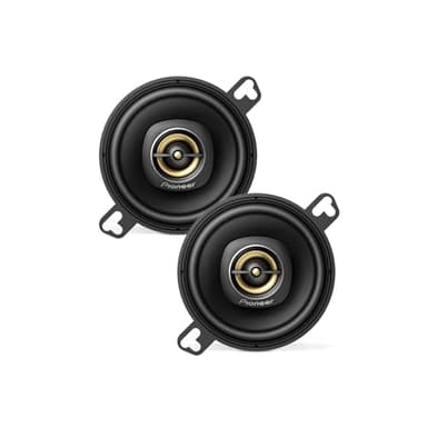 Pioneer TS-A879 - Altavoces de Audio coaxiales de 2 vías para automóvil, Rango Completo, Calidad de Sonido Clara, fácil instalación y Respuesta de Graves Mejorada, Altavoces Redondos de 3.5 Pulgadas