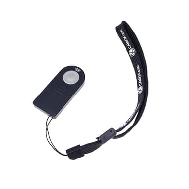Control Remoto inalámbrico con Obturador infrarrojo: Compatible con cámaras Nikon y Canon, como DF, D5, D610, D750, D810, D5300, D7200 y EOS 5D Mark IV, 5DS, 6D, 77D, 100D, 750D, 1300D y 10X Mark II.