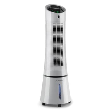Klarstein Aire Acondicionado Portatil, Pinguino Enfriador Evaporativo 5 en 1 Casa con Humidificador, Ventilador, Ionizador y Modo Noche, Climatizador Portátil 6L, 45W, Aparato Aire Flujo 180m³/h