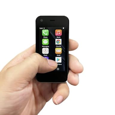 YOHOPE 3G Mini móvil, Smartphone para niños, Android 9.0 Procesador de Cuatro núcleos, 2 GB de RAM, 16 GB de ROM, 5,0 MP, móvil económico sin Contrato (Negro)