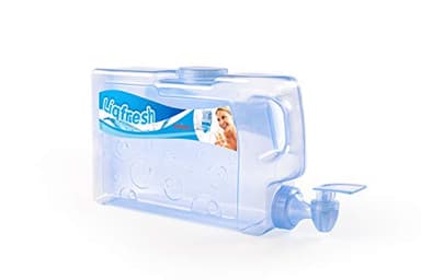 Domplex Dispensador de Agua Liqfresh, 5 Lt, Se Encaja en la Nevera, Plástico Polipropileno