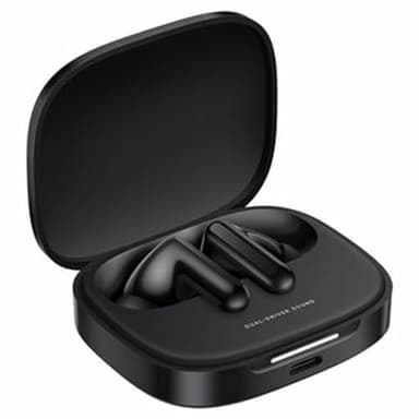 Xiaomi Redmi Buds 6 - Auriculares inalámbrico, cancelación de Ruido, Ligero, 10 Horas de autonomía y 42 Horas con el Estuche de Carga, Bluetooth, Negro (Versión ES)