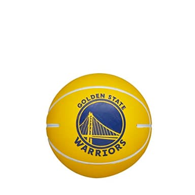 Wilson Pelota de Baloncesto, NBA Dribbler, Golden State Warriors, Exterior e Interior, Tamaño: Azul