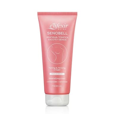Elifexir Senobell - Crema Reafirmante Senos | Tonificante Para Senos y Escote | Antiestrias | Efecto Tensor y Volumen | Pecho Más Nutrido y Firme | Hidratación Profunda | 200 ml