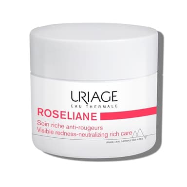 Uriage Eau Thermale Roséline Crema rica Contra el Enrojecimiento, 50 ml