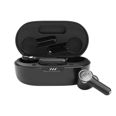 JBL Auriculares Quantum TWS juegos de eSports, baja latencia, In Ear, Auriculares Bluetooth con cancelación de ruido con 22 horas de duración de la batería, negro