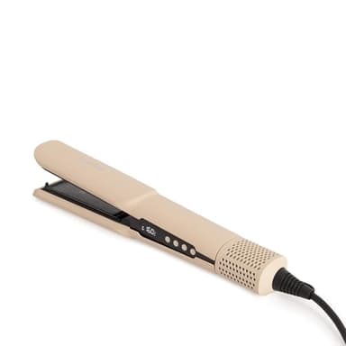 CREATE/CERAMIC AIR STYLER DUAL/Plancha secador iónico arena para pelo mojado o seco/Pantalla LCD, revestimiento cerámico, secado rápido, temperatura y velocidad ajustable, 1300W