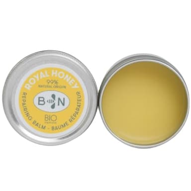 Bee Nature - Bálsamo Labial BIO con Miel - Mascarilla para Labios - Hidrata, Nutre, Alivia - Alivio de Quemaduras Solares - Crema para Pezones - Crema Reparadora para Grietas - 10g