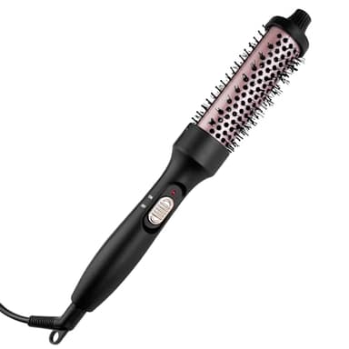 Dyaucwpo Cepillo Térmico, Cepillo Redondo Caliente, Thermal Brush, Cepillo Rizador, Peine Redondo Electrico de Cerámica Moldeador de Pelo, Alisador Rizadores, para Creando Ondas Naturales y un Volumen