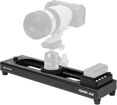Toprig Slider de Cámara Motorizado 16''/40 cm con control mediante aplicación, modos time-lapse y bucle, puntos AB, control de velocidad y panorámica de 120° para– Para Cine y Fotografía en Movimiento
