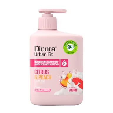 Dicora Urban Fit Jabón de Manos Vitamina C Cítricos & Melocotón 500 ml