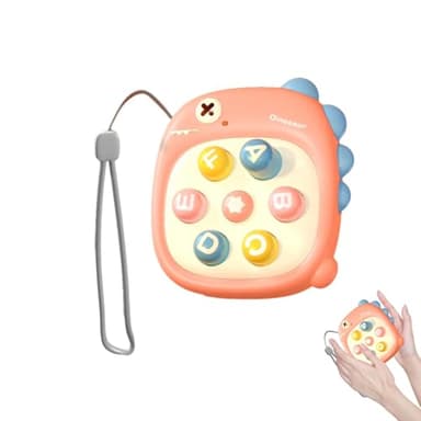 Genérico Consola de Juegos Quick Push,Juego portátil Quick Push | Prensa Consola de Juegos,Juguete portátil, Juego Divertido, ejercita la Capacidad de reacción y Mejora la concentración.