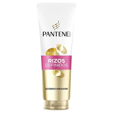 Pantene Pro-V Rizos Definidos Acondicionador 275ml para Rizos Rebeldes y Encrespados. Uso Diario. Provitamina B5 y mezcla de Nutrientes. Sin Aceites Minerales ni Colorantes. Active Nutri-Plex
