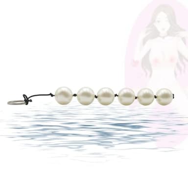 Bolas de Perlas Simuladas para el Ejercicio Diario de la Mujer, 6 Bolas Entrenador Pélvico.