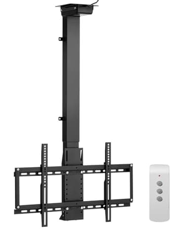 VEVOR Soporte de Techo Motorizado para Televisores de 813 a 1397 mm, Soporte Plegable Ajustable Eléctricamente Patrón Máximo de Orificios VESA de 60 x 40 cm para Televisores de hasta 54 kg