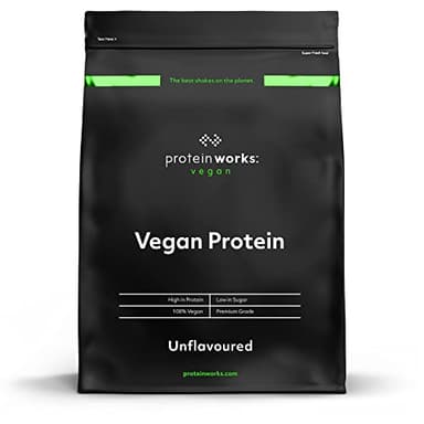 THE PROTEIN WORKS - Proteína Vegana - 100% A Base de Plantas - Sin Gluten - Bajo en Grasas - Sin Sabor - 1 kg