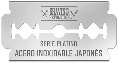 Shaving Revolution 100 Cuchillas De Afeitar Clasicas con Doble Filo Para Un Afeitado Suave, Preciso - Hojas De Acero Inoxidable Japonés