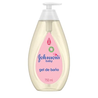 Johnson's Baby Gel de baño (1 x 750 ml), gel de baño para bebé que limpia con suavidad, gel de ducha infantil con fórmula No llores más, jabón de bebés recién nacidos