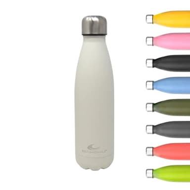 Daikoku - Botella Termica de Acero Inoxidable 500ML | A Prueba de Fugas | Bebidas Calientes por 12 Horas y Frías por 24 | Seguro y Saludable | Ideal para Senderismo, Gimnasio, Oficina | Verde Pálido