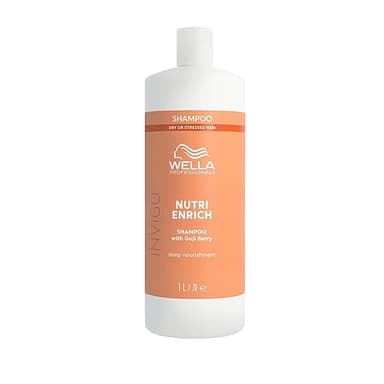 Wella Professionals INIVIGO NUTRI-ENRICH Champú de Nutrición Profunda - Nutre el cabello seco y dañado - Con Ácido Oleico y Bayas de Goji, 1L