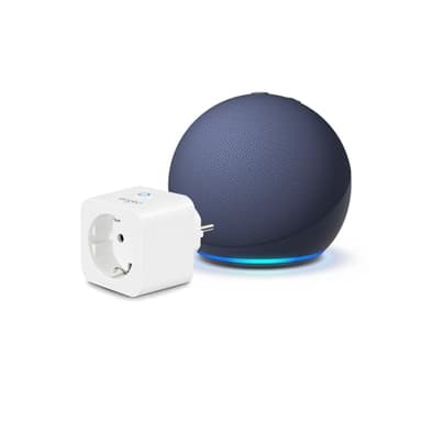 Echo Dot (5.ª generación) | Azul marino + Sengled Smart Plug, compatible con Alexa - Kit de inicio de Hogar digital