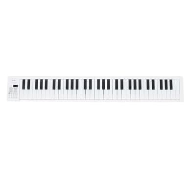 Piano Plegable, Teclado Piano, Teclado de Piano Plegable de 61 Teclas Sonido Claro Teclado Portátil de 61 Teclas Teclado Musical Teclado Piano Principiantes Profesional, Compacto