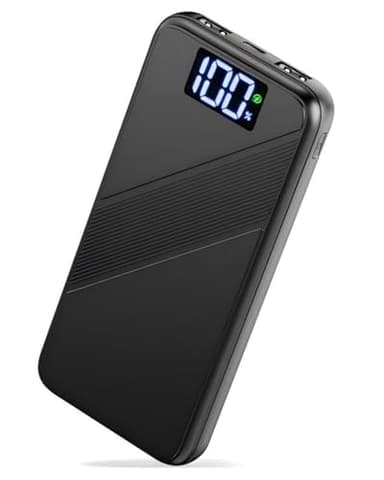 Power Bank 10000mAh, 22.5W Bateria Externa Carga Rapida, Bateria Portatil PD3.0 QC4.0 Cargador Portátil USB C Input & Output con Pantalla LED para iPhone 15 14 13 12 Pro MAX Xiaomi Samsung etc