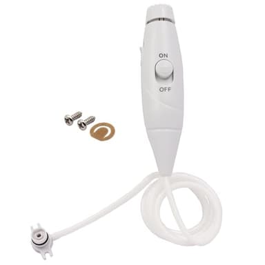 Manguera de repuesto y piezas de mango compatibles con Waterpik Water Flosser WP-100 WP-300 WP-660 WP-662 WP-670 WP-672 WP-900 Series irrigador oral; compatible con Waterpik Aquarius Water Flosser