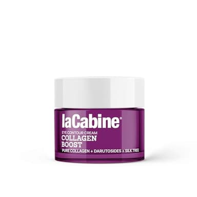laCabine Contorno de Ojos Collagen Boost – Reafirmante y Redensificante con Colágeno Puro y Péptidos | Efecto Lifting de Párpados, Reduce Bolsas y Signos de Fatiga | Oftalmológicamente Testado