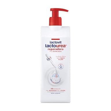 Lactovit - Leche Corporal Reparadora Lactourea con Protein Calcium, para Pieles Secas y Extra Secas - 400 ml